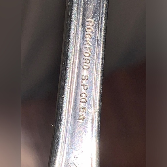 Vintage Rockford SP Co Rosemary Cold Meat Serving Fork 7 1/2” - Picture 2 of 2